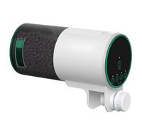 Distributeur Poisson Nourriture, Poissons avec Minuterie et Distributeur pour Aquarium d'une Capacité de 250 ml, avec deux Options de Montage, Adapté pour Nourrir les Poissons Rouges et les Tortues Pe