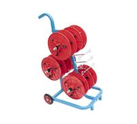 Distributeur portable de bobine de fil, organisateur de câbles robuste pour l'efficacité électrique industrielle et commerciale
