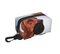 Distributeur portable de sacs à déjections canines pour chien Rhodesian Ridgeback
