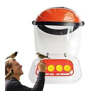 Distributeur Portatif De pour Colibris | Mangeoire Compacte pour Colibris | Bandeau Réglable avec Protection Et Cache-Visage, 4 Ports d'alimentation pour Extérieur, Balcon, Terrasse Et Fenêtre