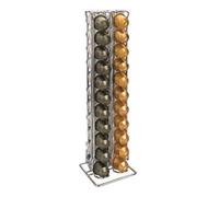Ibili - Distributeur De Capsules Nespresso, 44 Capsules, Acier Chromé