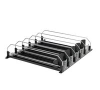 Distributeur pour 30 canettes - Porte-canettes de réfrigérateur | 410 x 420 x 80 mm Porte-canettes auto-coulissant pour la cuisine