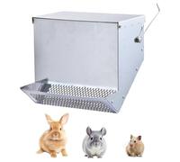 Distributeur Pour Lapins Bol D'alimentation Avec Couvercle Automatique | Distributeur De Foin À Lapins Pour Soin Des Petits Animaux Intérieur Extérieur Oiseau Furet Hamster Dressage En
