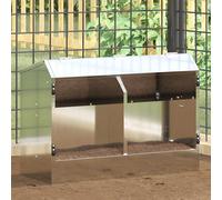 Distributeur pour lapins de nourriture animaux Accessoires compagnie vidaXL vida