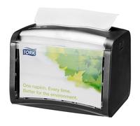 Distributeur pour Serviettes en Papier - Tork - Xpressnap - Portable - Design Signature - Noir