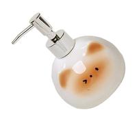 Distributeur Rechargeable en Forme de Chat Siamois, Presse, White | Récipient en céramique vide avec pompes, presse pour lotion, crème, shampoing de bain, nettoyant