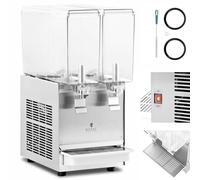 Distributeur réfrigéré pour jus et boissons, double, 2 x 10 l, 290 W