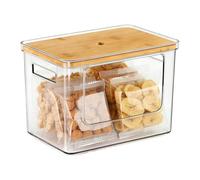 Distributeur Sacs Poubelle,Bacs de Rangement Transparents Empilables | Porte-Sacs de Courses - pour Usage Domestique Salle de Bain Buanderie Sous Évier Armoires Placard Garde-Manger Tiroir Camping