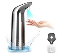 Distributeur Savon Automatique, 400ml Distributeur de Savon Electrique avec Capteur, Distributeur de Savon Etanche, Distributeur de Savon sans Contact pour Cuisine et Salle de Bain, Hôtel, Restaurant