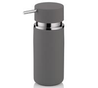 kela Distributeur de Savon 300 ML per, Distributeur de Savon Gris Céramique, Surface antidérapante, Flacon Pompe, Distributeur de Liquide Vaisselle, Mat