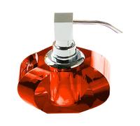 Decor Walther Distributeur savon liquide Kristall KR SSP ambre jaune, chrome LxPxH 9x13x12cm