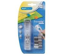 Distributeur Supaclip® 40 Transparent avec 25 Pinces en Acier Inoxydable G