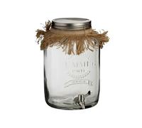 Distributeur tropical en verre de boisson 3.5 L