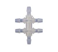 Distributeurs à 6 voies en PP de qualité alimentaire, connecteurs tuyaux, adaptateur Tube d'aérateur d'aquarium, séparateur pompe Air, 1~200 pièces, 3.9 7.9mm(4.8mm 6ways,200pcs)