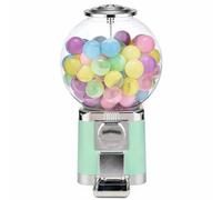 Distributeurs automatiques de Bonbons 50 mm, Machine à Chewing-Gum à pièces avec clés, Distributeur de Capsules, 200 Boules et 100 jetons, pour magasins de détail et Parcs d'attractions Green