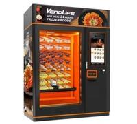 Distributeurs automatiques de pizza, distributeurs automatiques intelligents à écran tactile en libre-service pour les écoles et les centres commerciaux, mettez la pizza chaude à portée de main, ce