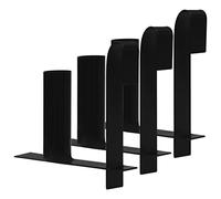 Distributeurs de bandes de clôture d'intimité en acier enduit de poudre 26x4,8x23,8 cm 3 pièces pour grillage, portail, barrière, poteau