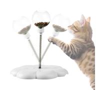 Distributeurs de Croquettes pour Chat , Interactif, Nourriture, | Jouet Distributeur de Chat Jouet Plateau Tournant pour Chats d'Appartement