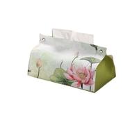 Distributeurs de Mouchoirs Porte-Papier, Support de boîte en Papier de Soie rétro Chinois, boîte de Couverture de Tissus ménagers en Tissu Sac de tiroir en Papier Salon Porte Mouchoir(Pink)