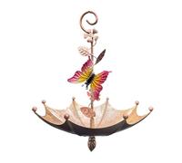 Distributeurs De Nourriture pour Oiseaux Sauvages,Plateau Nourricier Accrochable pour Colibris - Distributeur De Nourriture en Forme Parapluie avec Plateau Détachable Jardin Et Cour