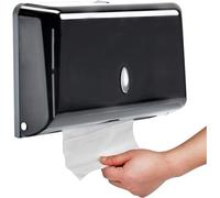 Distributeurs de Papier Essuie-Tout Commercial, Distributeur de Papier Hygiénique, Support Mural, Porte-Serviette Pliable en C, Distributeur de Serviettes en Papier pour Salle de Bain, Cuisine