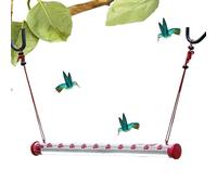 Distributeurs De pour Colibris Extérieur,Mangeoire Extérieure à Oiseaux - Distributeurs Horizontaux pour Perroquets Jardin Balcon Fenêtre Branches D'Arbres