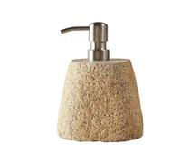 Distributeurs de Savon pour Plan de Travail Hôtel de désinfectant for Les Mains Lotion marbre Bouteille Galets rétro Naturel Décoration Vintage pour Salle de Bain