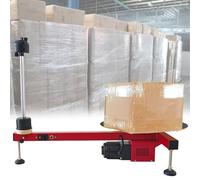 Distributeurs électriques de Film étirable,Machine d'emballage de Film étirable de Type T,Banc d'emballage de Film étirable à Vitesse de 30tr/Min,avec Plateau tournant auxiliaire de 6,29 Pouces E40