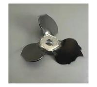 distribution du mélangeur, Lame d'agitation et tige de dispersion à 3 lames en acier inoxydable for laboratoire, 40-120 mm, 200-500 mm, 30° 45°(120mm Angle 45 blade)
