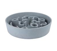DISTRICT70 Mangeoire lente pour chiens Bambou 21 cm Bleu glace