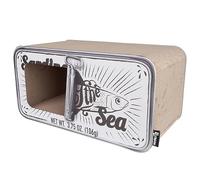 District 70 Sardine Arbre à Chat Carton Ondulé Blanc