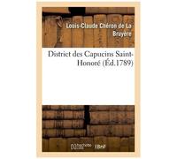 District Des Capucins Saint-Honoré 3 Novembre 1789