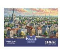 District des Lacs 1000 Pièces Puzzle bâtiment pour Adultes, Défi Jouets, Cadeau d'anniversaire, Jeu Éducatif, Qualité Premium 70x50cm/1000pcs