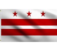 , District D'État De Washington Dc Drapeau 90X150Cm Durable Drapeau De Festival Résistant Bannières De Pour Porte Fêtes Accessoires
