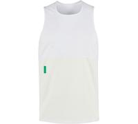 District Vision - Débardeur de trail stretch, respirant et durable - Panelled Training Singlet White pour Homme - Taille M - Blanc Blanc M