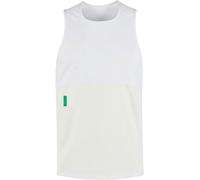 District Vision - Débardeur de trail stretch, respirant et durable - Panelled Training Singlet White pour Homme - Taille S - Blanc Blanc S