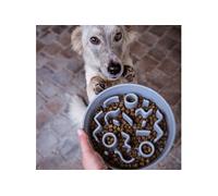 District 70 Bamboo Dog Slow Feeder - Ø 28 cm - Bleu Glace
