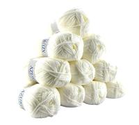 Distrifil - 10 pelotes à tricoter Distrifil AZURITE 0501 pas cher 100% acrylique - 0501