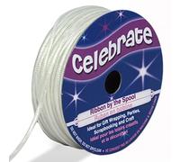 Distrifil - Bobine de ruban - corde lurex - long 8m - larg 1.6 - Celebrate - Ecru