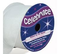 Distrifil - Bobine de ruban - organza - long 5m - larg 32 mm - Celebrate - Blanc