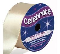 Distrifil - Bobine de ruban - satin - long 4m - larg 25 mm - Celebrate - Ecru