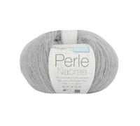 Distrifil Fil À Tricoter Perle NACREE Color : 10 Gris