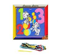 Generique Kit canevas Les Petites Souris 16 x 16 cm gros trous