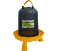 DISTRIGALLI-Abreuvoir à baïonnette gris et jaune sur pied de 8 L
