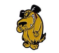 Distrigeek Les Fous du Volant Pin's de collection le chien Diabolo Muttley - Métal émaillé - Pour femme ou homme - Idée cadeau original badge broche