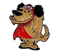 Distrigeek Pin's Diabolo Le Chien aviateur Les Fous du Volant, Satanas, métal émaillé, Cartoon, Badge Broche, pour Femme Homme