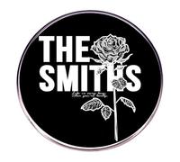 Distrigeek Pin's THS Smiths Logo, métal, Badge Broche, Rond, Noir, pour Homme Femme Fan