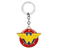 Distrigeek Wonder Woman porte-clés métal Logo bouclier idée cadeau pour femme