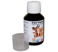 DISTRI'HORSE33 - Pet'Vern 100 ML - pour Les vers du Chien et du Chat - Pet_Vern_100ml