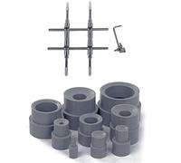 Disttocate 1 Ensemble D'Outils de RéParation de Clé à Molette D'Objectif et 9 PièCes Kit D'Outils RéParation D'Objectif pour la RéParation L'EnlèVement de l'anneau DSLR de L'Appareil Photo